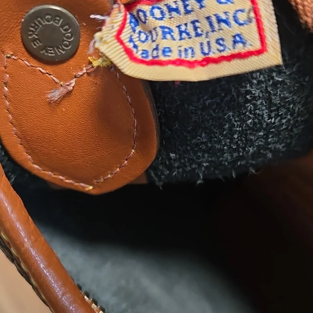 Vintage 80s Dooney And Bourke Hobo Shoulder Bag All Weather Leather Black USA